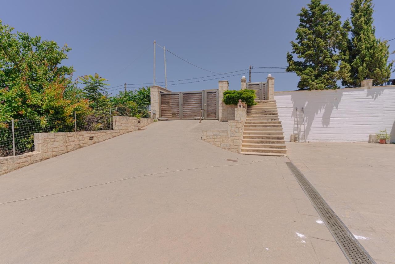 Blue Sky Villa In Crete Epano Vathia Exterior foto